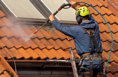 Démoussage et hydrofuge de toiture à Hellimer